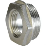 Футорка 1 1/4″х 3/4″НВ никелированная А0711А(нк)