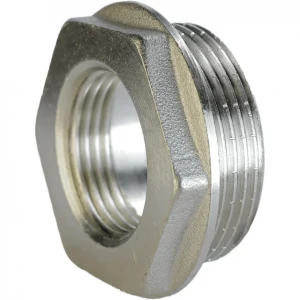 Футорка 1 1/4″х 3/4″НВ никелированная А0711А(нк)