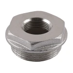 Футорка 1 1/2″х 3/4″НВ никелированная А0753А(нк)