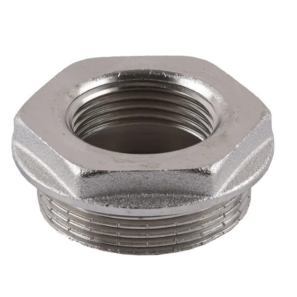Футорка 1 1/2″х 1″НВ никелированная А0714А(нк)