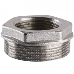 Футорка 2″х 1 1/4″НВ никелированная А0756А(нк)