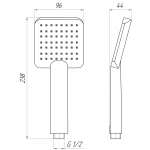 Душова лійка Topaz NF-2204-00
