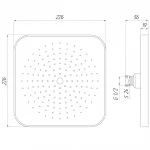 Душова лійка Topaz NF-R2221-00