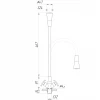 Змішувач для кухні DOMINO DK-H1-2N-103SK-G05