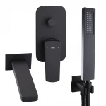 Смеситель для ванны встроенный TOPAZ LEXI TLG 21202-H21-BL