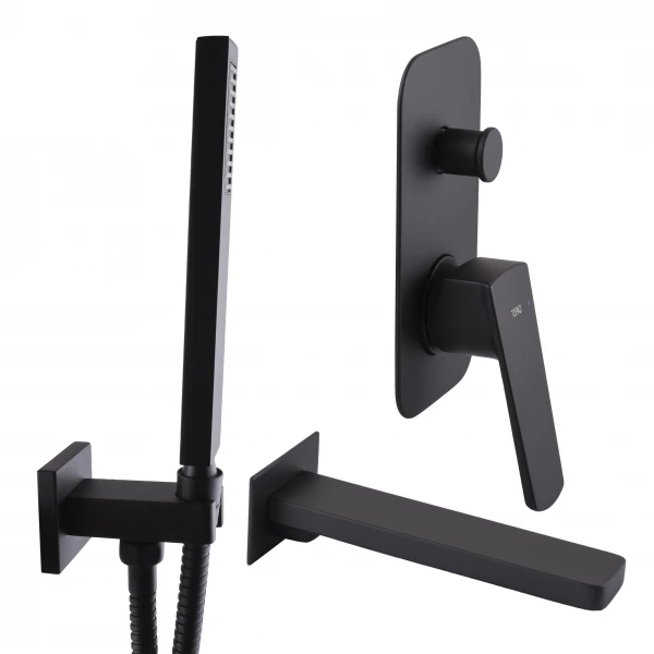 Смеситель для ванны встроенный TOPAZ LEXI TLG 21202-H21-BL