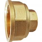 Муфта редукционная 1″х1/2″ВВ латунная восьмигранная А0331А