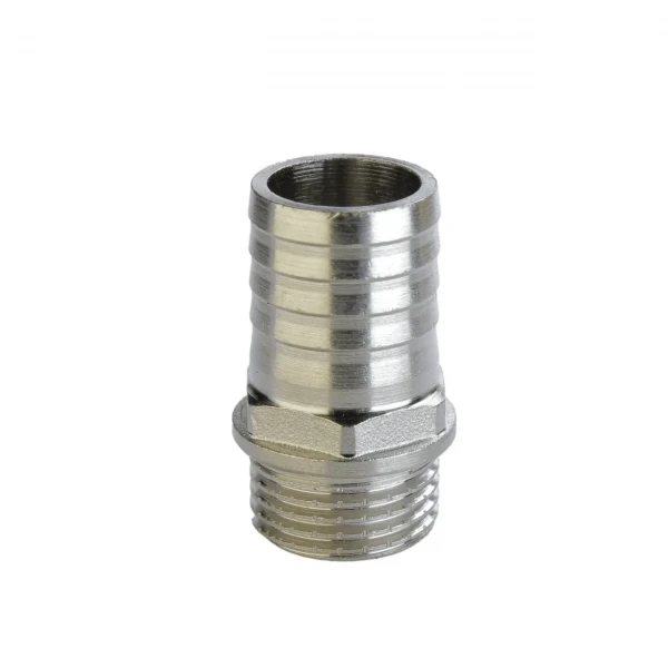 Штуцер 1/2″Н 16мм никелированный А2034А(нк)