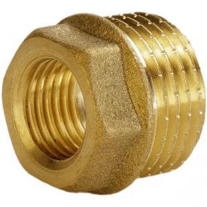 Футорка 1/2″х1/4″НВ латунная (манометр) А0723А