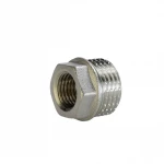 Футорка 1/2″х1/4″НВ никелированная (манометр) А0723А(нк)