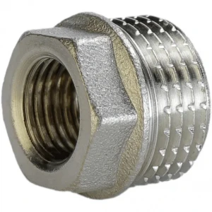 Футорка 1/2″х1/4″НВ никелированная (манометр) А0723А(нк)