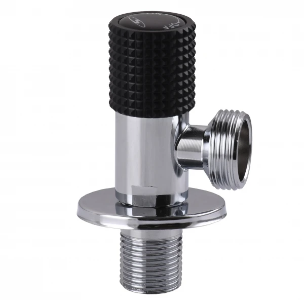 Кран кутовий кераміка SOLOMON EXCLUSIVE 1/2″X3/4″ 989 BLACK/CHROME ( 1шт.)