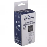 Кран кутовий кераміка SOLOMON EXCLUSIVE 1/2″X3/4″ 989 BLACK/CHROME ( 1шт.)