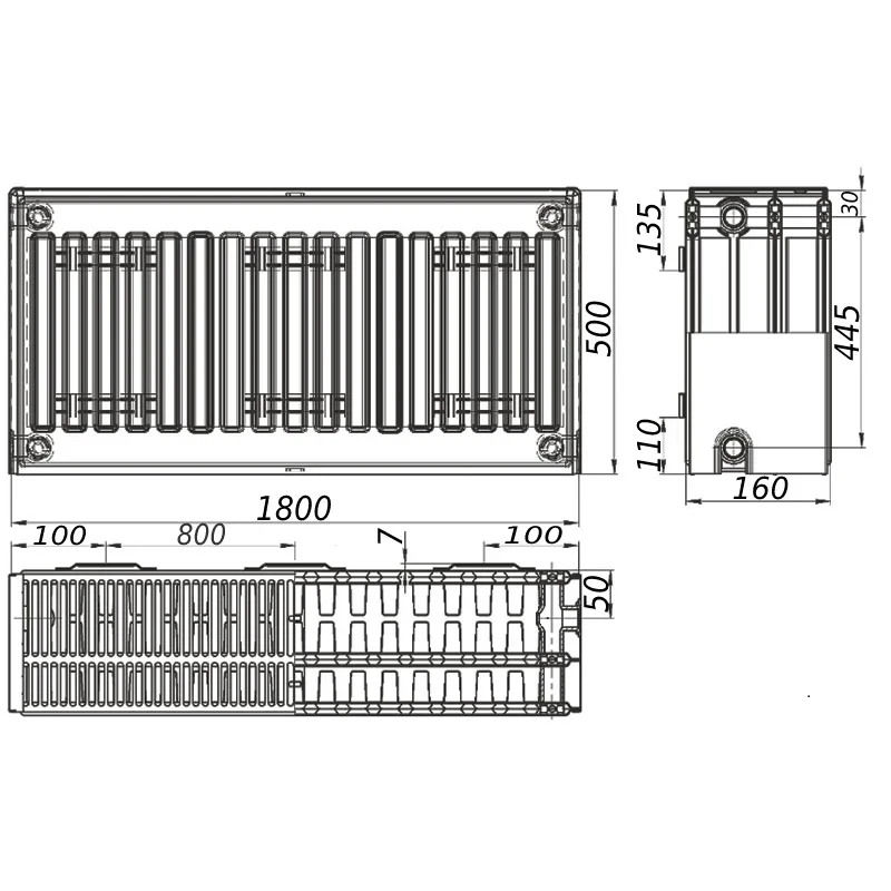 Бак накопительный Tank-3PLASTIC 11л.