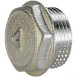 Заглушка 1 1/4″Н никелированная под пломбу А1094Ако(нк)