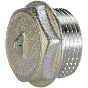 Заглушка 1 1/4″Н никелированная под пломбу А1094Ако(нк)