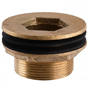 Врезка в бак 1 1/2″Н латунная 1676Б
