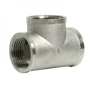 Трійник SOLOMON 1″х1/2″х1″ ВВВ нікель 8202 N Трійник SOLOMON 1″х1/2″х1″ ВВВ нікель 8202 N