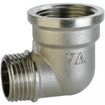 Уголок редукционный 3/4″х1/2″ВН никелированный А0104А(нк)