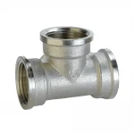 Тройник 3/4″ВВВ никелированный А0219-1А(нк)