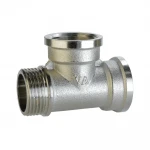 Тройник 3/4″ВВН никелированный А0254А(нк)