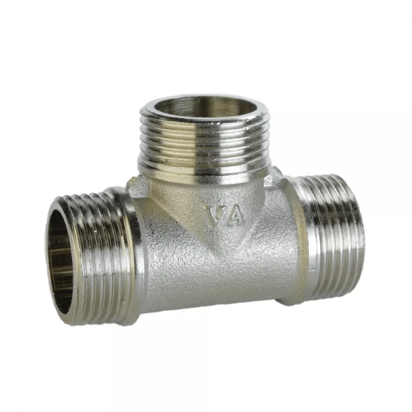 Тройник 3/4″ННН никелированный A0246A(нк)