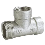 Тройник hедукционный 3/4″х1/2″х1/2″НВВ никелированный A0225А(нк)