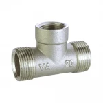 Тройник hедукционный 3/4″х1/2″х3/4″НВН никелированный A0224А(нк)