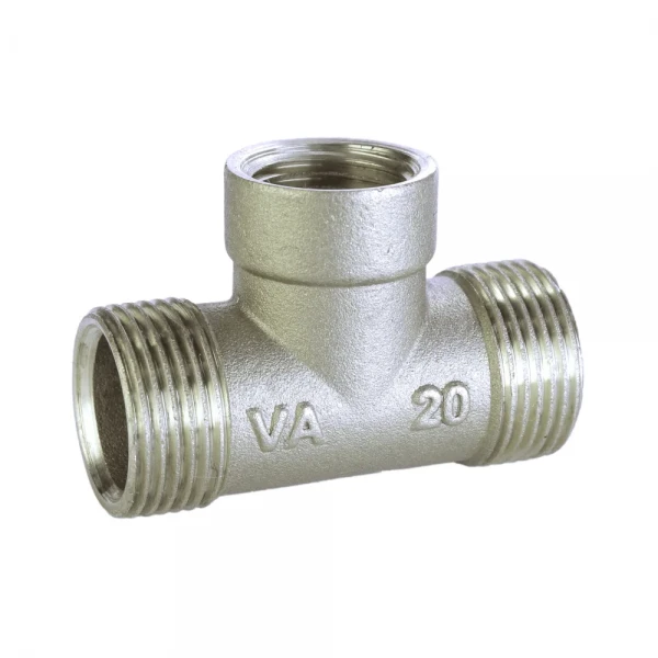 Тройник hедукционный 3/4″х1/2″х3/4″НВН никелированный A0224А(нк)