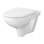 CET 471 ZIP SIMPLE ON підвісний унітаз в комплекті з кришкою дюропласт з плавним закриванням