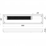 Конвектор ТС70-3500/200-Eco-2sr (без решетки)
