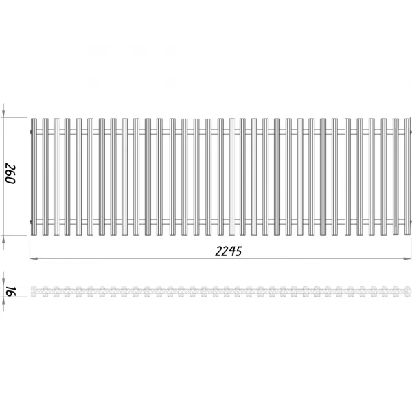 Решетка Дерево (Ясень) 2250.265.16