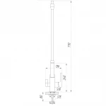 Смеситель для кухни под осмос Globus Lux LAZER GLLR-0900-11-01
