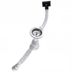 Сифон Waterstal А - 4007 під сталеву кухону мийку 11/2 40 з переливом, з гнучкою трубою