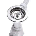 Сифон Waterstal А - 4007 під сталеву кухону мийку 11/2 40 з переливом, з гнучкою трубою