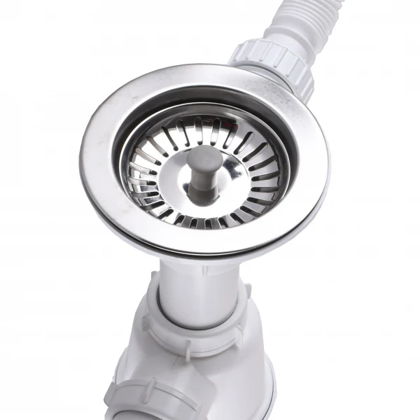 Сифон Waterstal А - 4007 під сталеву кухону мийку 11/2 40 з переливом, з гнучкою трубою