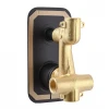 Смеситель для ванны встроенный TOPAZ SARDINIA TSG 08202-V-H20-BL 2 выхода, излив 190 мм, Черный