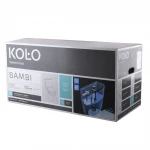 Bambi унитаз-компакт, кос. выпуск, бачок 6л, боковий подвод , сидение полипроп.