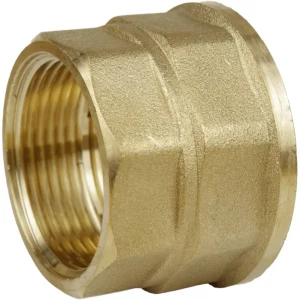 Муфта редукционная 2″х1 1/2″ВВ латунная восьмигранная А0341А