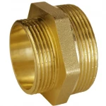 Ниппель редукционный 2″х1 1/2″НН латунный А0545А