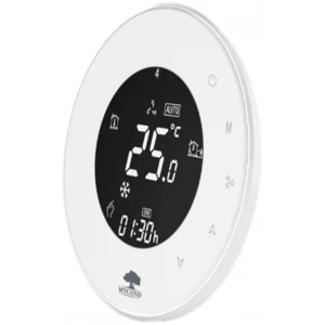 Термостат круглый сенсорный белый LED 1 канал AC220V Wi-Fi /MC-TRB-WF-W MYCOND/