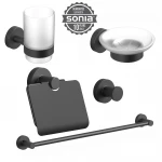Набор аксессуаров для ванной  SONIA ASTRAL KIT BLACK ( 5 предметов) 185788
