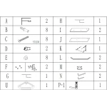 Душова кабіна пятикутна RABA L90TB (L90BT) BRAVO (2уп.)