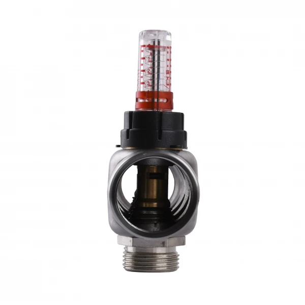 Колектор нержавіюча сталь з вимірювачем витрат ЕСО 001N 1″ x9