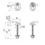 Крепление к сиденью SoloPlast СУ-6.10.ЗП