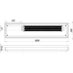Конвектор ТС70-3000/200-Eco-2sl (без решетки)