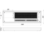 Конвектор ТС70-2500/265-Turbo-4sl (без решетки)