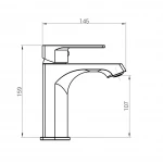 Смеситель для умывальника DOMINO Dionis DDD-222