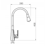 Смеситель для кухни DOMINO Dionis DDD-203SM-BB