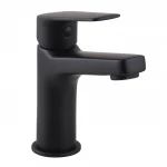 Смеситель для умывальника TOPAZ CAPRI TCA-15207-H44-BL картридж D25, H=140, шланги 45см